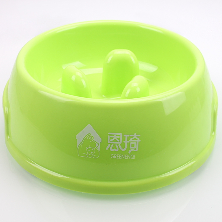Hot selling New product adorable prevent choking plastic dog bowl